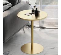 Table d'appoint ronde en métal, pièce d'accent moderne pour la maison, bar, pub, café, thé, salle à manger, bistro, extérieur