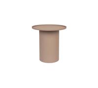Table d'appoint ronde en métal rose Sverre