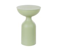 Table d'Appoint Ronde en Métal Vert 36 cm de Diamètre de Style Moderne Cota