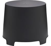 Table d'appoint ronde en plastique anthracite - 46 x 40 cm - table à café conique de jardin empilable