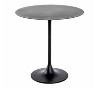 HAKU Möbel Table d'appoint Noir, métal - Dim.: H 46 cm x Ø 45 cm, Style: Modern