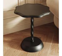 Table D'appoint Ronde Moderne Finition Mate Petite Table Basse D'appoint pour Salon Chambre Canapé Coin Piédestal Table D'appoint pour Petits Espaces,Black b