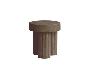 Table D'appoint Ronde NORR11 Gear Ø45 en Argile