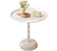 Table d'appoint ronde polyvalente pour salon, bureau ou chambre à coucher, parfaite pour les collations, les lampes, les plantes et les présentoirs décoratifs