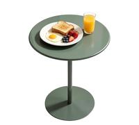 Table d'appoint ronde, table basse, table de bar à cocktails, table de petit-déjeuner et de salle à manger, pour l'intérieur et l'extérieur - Noir, blanc, or, bleu, vert, rouge(vert,60x60x104cm)