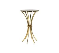 Table d'Appoint "Shanty" 108cm Noir & Or