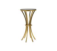 Table d'Appoint "Shanty" 81cm Noir & Or