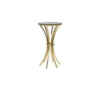Table d'Appoint "Shanty" 92cm Noir & Or