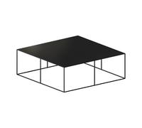 Table d'appoint Slim Irony 100x100x34cm epoxy-lacquered