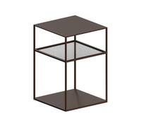 Table d'appoint Slim Irony Triplet 31x31cm avec grillage en métal LxWxH 31x31x46cm