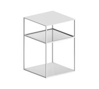 Table d'appoint Slim Irony Triplet 31x31cm avec grillage en métal LxWxH 31x31x46cm