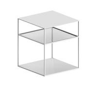 Table d'appoint Slim Irony Triplet 40x40cm avec grillage en métal LxWxH 40x40x46cm