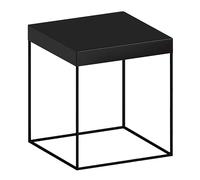 Table d'appoint Slim Up 41x41x46cm frame copper black sand-touch