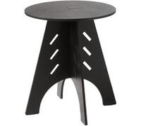 Table d'appoint SoBuy Ronde en Bois Noir H55 x Ø46,5 cm Noir
