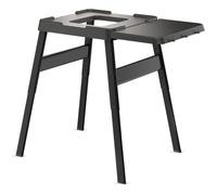 Table d'appoint solide pour barbecue, grill, four extérieur et four à pizza - Support latéral réglable - Noire Réf. 4718J800EUUK
