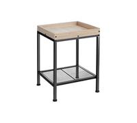 TecTake Table d’appoint ROCHESTER 41,5x41x56cm - Bois clair industriel, Chêne Sonoma Bois clair industriel, Chêne Sonoma