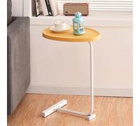 Table d'appoint, Table à Boissons, Petite Table de Cocktail, Table à Martini pour Salon, dortoir, Bureau à Domicile Chambre à Coucher (Blanc)