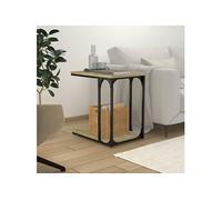 Vidaxl Table D'appoint Chêne Sonoma 50x35x52 Cm Bois D'ingénierie Marron