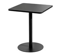 Table d'appoint: table basse, chevet, table petit-déjeuner pour intérieur | Table de bar à cocktails à hauteur de comptoir pour bistro, pub, magasin de thé au lait, patio extérieur(60x60x73cm)