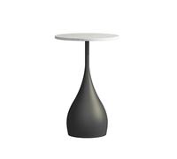 Table d'appoint Table d'appoint ronde, étagère de salon, table ronde for la maison, buffet de canapé, table d'appoint d'activité simple et créative Table de bout étroite avec étagère de rangement (No