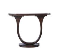 Table d'appoint Table semi-circulaire ultra-étroite contre le mur(Moyen)