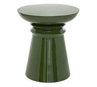 Atmosphera – Table d'appoint Totem Jaya – en métal – D38 cm – Vert – pour chambre, salon, entrée