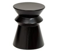 Table d'Appoint Totem "Maya" 35cm Noir