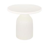 Atmosphera - Table d'appoint mudan Ivoire 55x55x50cm