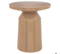 Table d'appoint totem Sita métal beige D38cm - Atmosphera createur d'interieur