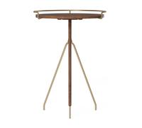 Audo Copenhagen - Umanoff Side Table Tall Walnut/Matt Lacquered Brass Audo Copenhagen