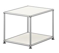 Table d'appoint USM Haller M21 ouverte étroite QUICK SHIP blanc pur - USM HALLER QS M21 24