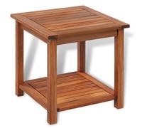 Table d'appoint - VIDAXL - Bois d'acacia massif - Contemporain - Huilé - 45 x 45 x 45 cm