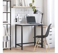 Table d'appoint - VIDAXL - Gueridon - Blanc - 80 x 50 x 77 cm - Bois d'ingénierie et acier
