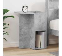 Table d'appoint - VIDAXL - Guéridon - Gris béton - Bois d'ingénierie - 35 x 40 x 55 cm