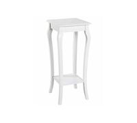 HAKU Möbel Table d'appoint Blanc, Bois Massif, MDF - Dim.: L 30 cm x H 71 cm x P 30 cm, Style: Coastal Furniture