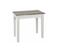 Table d'Appoint Vintage "Maritimo" 56cm Blanc