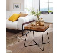 Table d'appoint ZARI 45 x 45 x 51 cm Acacia massif avec