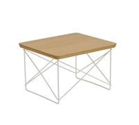 Occasional Table LTR Table d'appoint HPL châtaignier Vitra NOUVELLE VERSION fil d'acier laqué blanc par poudrage - 4055737296741