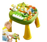 Table D'apprentissage, Table D'activité Pour Enfants | Centre D'activité Dinosaures Avec Musique Et Lumières,Table De Jeu Debout Pour Garçons Et Filles De 3 Ans, Piano Jouet