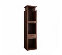 Table d'autel Autel de Maison Cabinet sanctuaire Bouddhiste à 3 Niveaux en Bois Massif(Bruin,Petit)