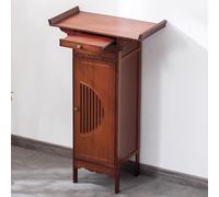 Table D'Autel Autoportante, Style Chinois RéTro Avec Tiroirs, Design RéTro Naturel et Robuste, Table de Sanctuaire, for La MéDitation, DéCoration IntéRieure, Sanctuaire Bouddhiste(50cm/19.69in)