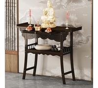 Table d'Autel avec Rangement, Table d'Autel Personnelle pour La Méditation, Armoire Sanctuaire De Bouddha, for Les Prières, La Divination l'espace Spirituel Personnel(120*40*100cm/47.5*16*39.5in)