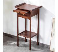 Table d'autel avec tiroir, console au design asiatique rétro pour méditation, temples à la maison et utilisation familiale, 80 x 39 x 120 cm, armoire fonctionnelle pour espaces spirituels