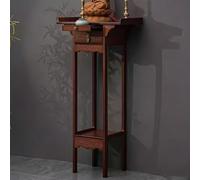 Table d'autel avec tiroir, console au design asiatique rétro pour méditation, temples à la maison et utilisation familiale, 80 x 39 x 120 cm, armoire fonctionnelle pour espaces spirituels