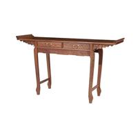 Table d'autel Bouddha de style chinois, table console en bois massif, table d'exposition à la maison avec objets de décoration (taille : S : 57 pouces, M : 69 pouces) Mandir pour la maison (S : 146 x