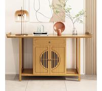 Table d'autel bouddhiste avec rangement - Sanctuaire de méditation pour prières et cultes - Piédestal personnel pour divination et pratiques spirituelles - 100 cm