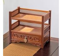 Table D'autel Bouddhiste avec Tiroir, Autel de Sorciere pour la Maison, Étagère pour Les Prières, la Divination, Le Culte ou Meuble(Brown,29cm/12in)