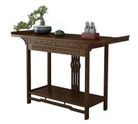 Table d'autel bouddhiste avec tiroir de rangement, armoire personnelle pour prière et méditation, idéale pour la maison et les pratiques spirituelles