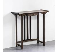 Table d'autel bouddhiste, support de méditation et de prière pour offrande d'encens, puja et cérémonies d'hommage, étagère sanctuaire en bois durable