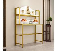 Table D'Autel Bouddhiste, Temple pour La Maison, Petite Table D'autel pour La Méditation Spirituelle, De Méditation pour Les Prières, La Divination(White,100cm/39.4in)